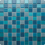    ORRO mosaic CRISTAL Blue Lagoon